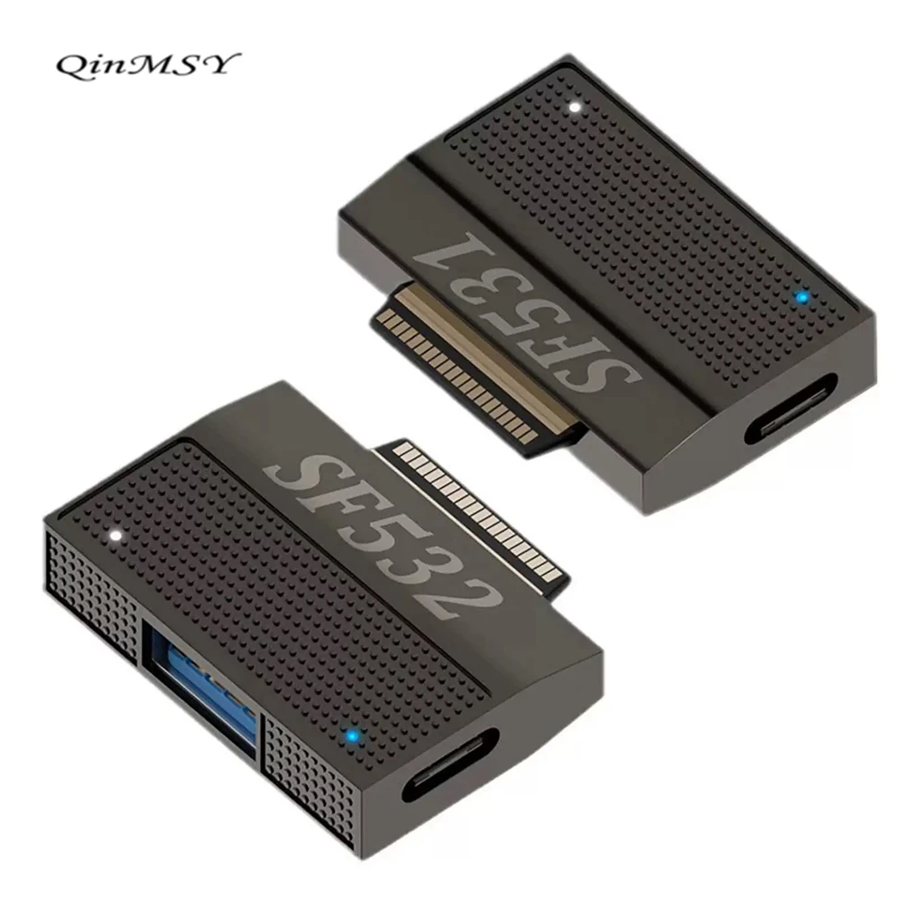 Magnetic to USB3.1 Type-A & 15V Type-C USB-C Data Charge Adapter SF532 SF531 for Surface Pro9 Pro8 Pro7 Pro6 Pro X Go Book