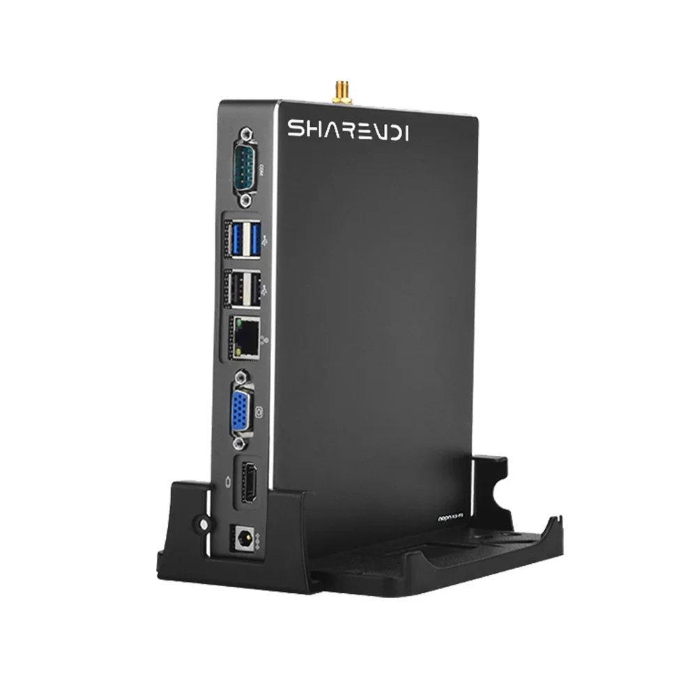 Small linux TPM fanless 4k thin client Computer Hardware PXE boot  for security industry fanless mini computer