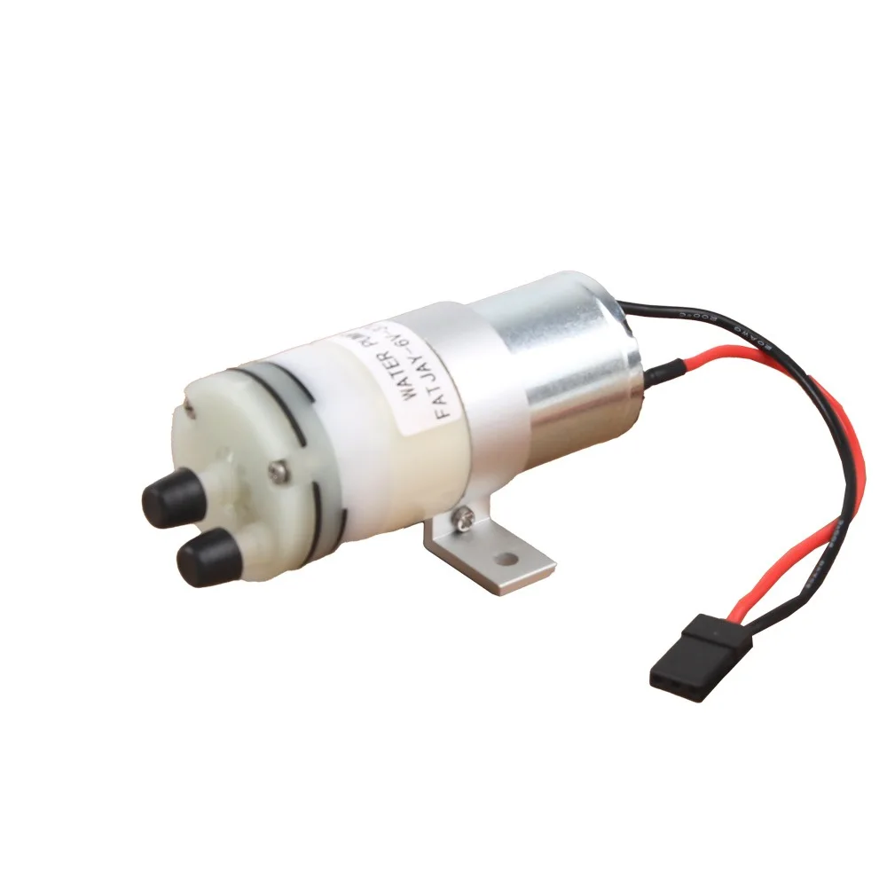 FATJAY 370-waterpomp voor RC-boten – watergekoelde motor/ESC-koeling, ontvanger-aangedreven (past op oorlogsschepen/slagschepen)