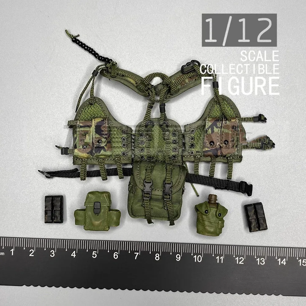 1/12 For Sale Crazy Figure LW020 Special Seal Operation Unit Soldier Hang Chest Vest Bags Waist Belt For 6" Doll Figure Collect - Image 2