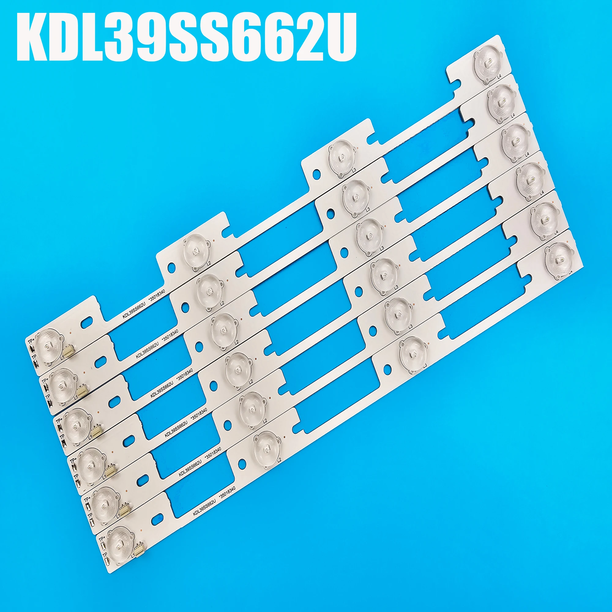 

New 90 Pieces*4 LEDs*6V LED strips working for TV KDL39SS662U 35018339 KDL40SS662U 35019864 35018340 327mm