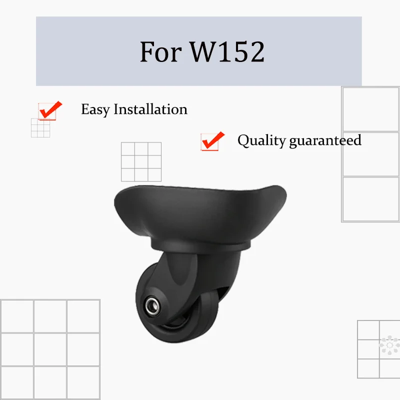 

For W152 Luggage Compartment Replacement Wheel Assembly Silent, Wear-Resistant Rotating Castors Scratch-Resistant Material