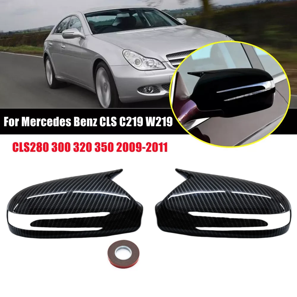 

For Mercedes E-Coupe CLS CLC SL SLK Class W207 C207 W219 R230 R171 Rearview Side Mirror Cover Wing Cap Rear View mirror cover