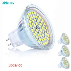 MR16 LED Light Bulbs GU5.3 Nature White 3000K Cold 6000K 5W Equal 50W Halogen Equivalent AC/DC 12V  Lamp 3Pack [Energy Class A+]