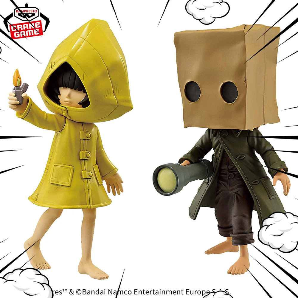 

In Stock Original BANPRESTO Six Mono Figure Anime Model Little Nightmares Figure Genuine Toy