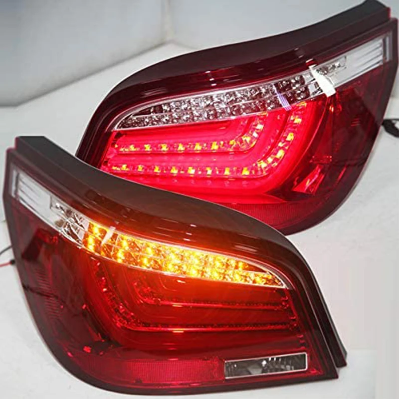 For BMW E60 5 Series 520i 523i 525i 528i 530i LED Tailight Rear Back Lamp 2004-2007 Red White