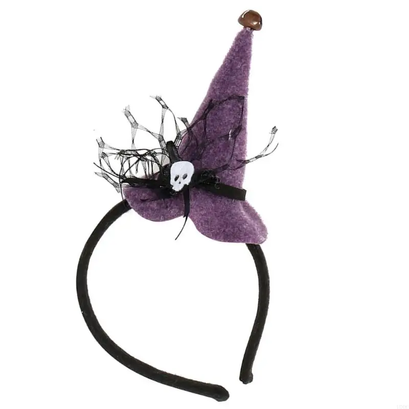 Halloween Witch Headbands Costume Accessory For Kids Adults Soft Fabric Hair Band Y166
