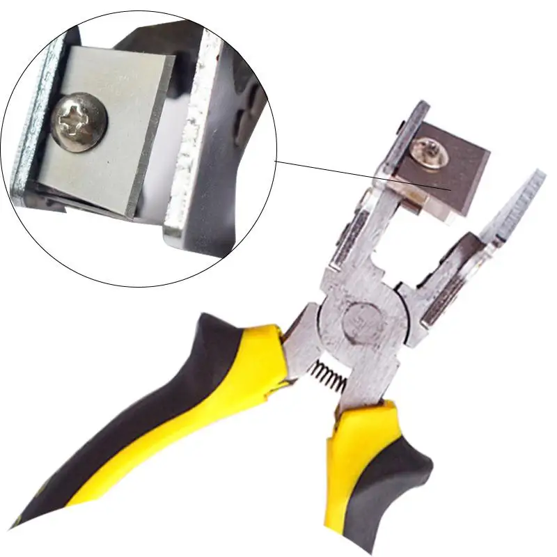Rubber Strip Scissors V-port Sealing Rubber Strip Folded Edge Cutting Door and Window Hardware,Free Blade Anti-magnetic Scissors
