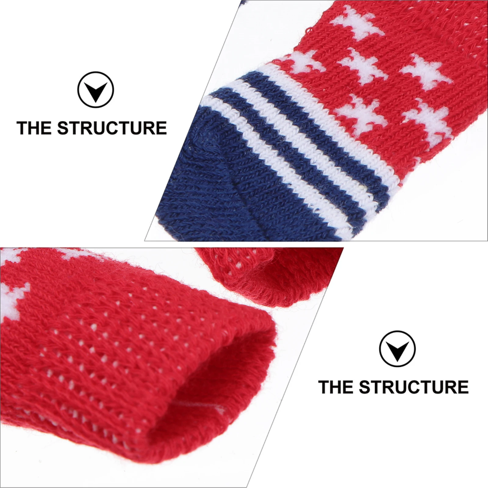 

4Pcs Pet Non-Slip Socks Paw Protectors Anti-Skid Dog Cat Footwear Soft Comfortable Pet Socks for Hardwood Floors