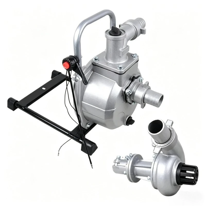 1-inch/1.5-inch Lawn Mower Water Pump Head Modification Accessories Universal Backpack Aluminum Alloy Water Pump Head Irrigation