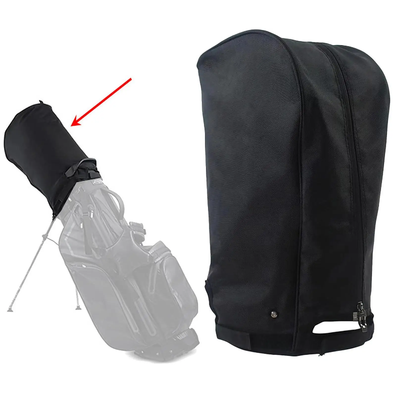

Golf Bag Hood Rainproof Cover Foldable Lightweight Oxford Cloth Supplies for Golf Club Bag Men Women