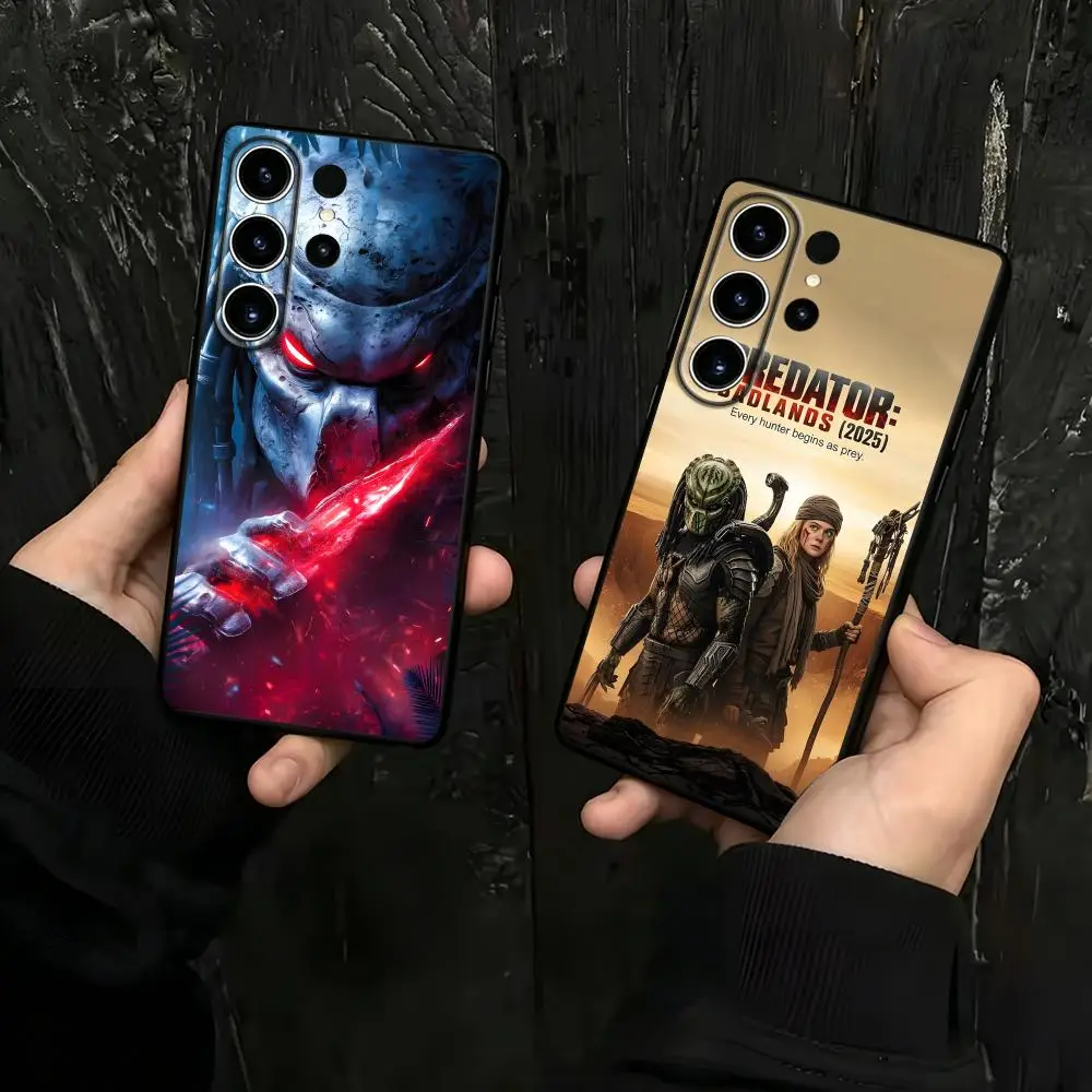 Predator Badlands Phone Case For Samsung Galaxy S26 S25 S24 S23 S22 S21 S20 Plus Ultra Note20 Soft Black