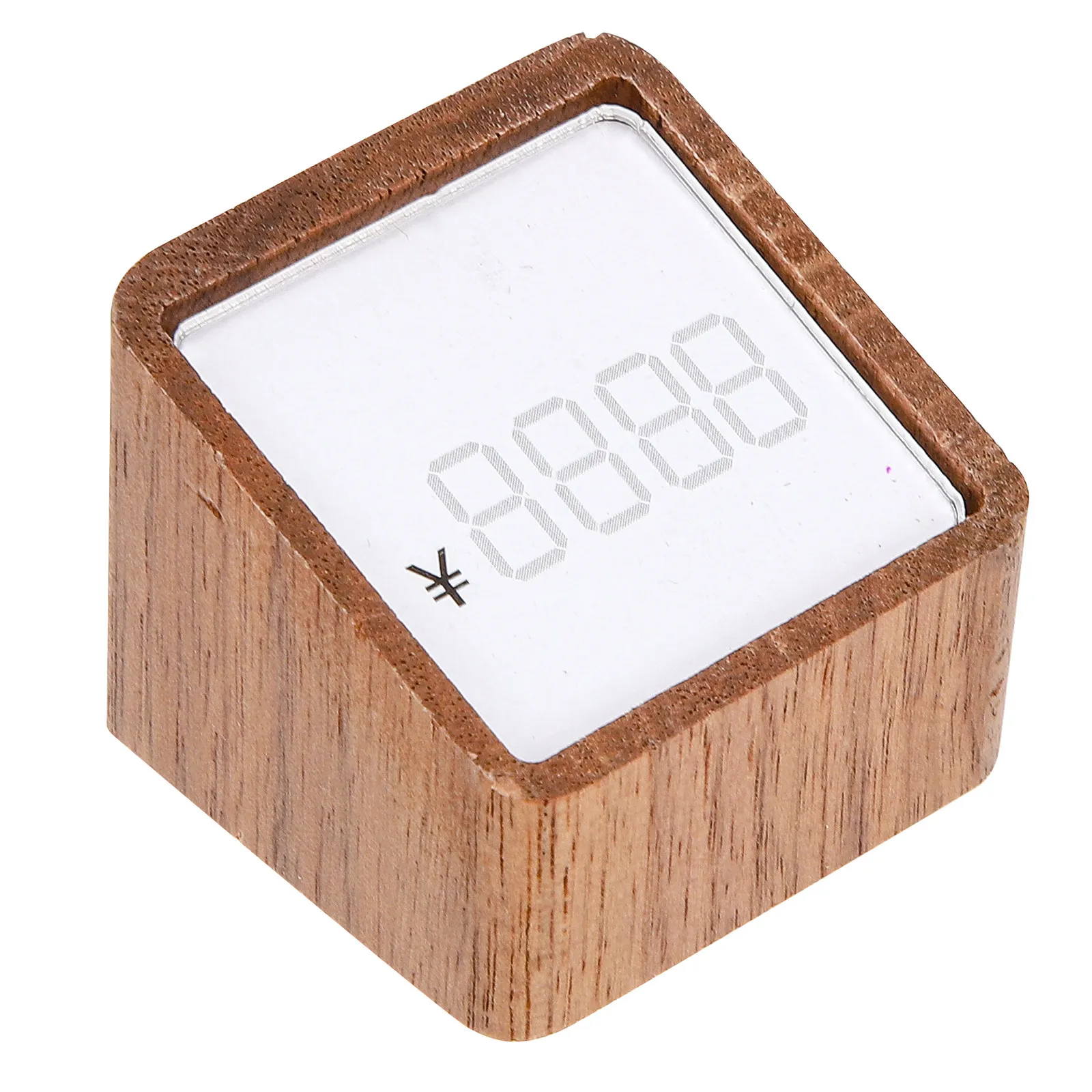 Premium Wooden Price Tag Holder Stable Flat Base for Counters Tables Desktops Price Display Stand Retail Shop Sign Holder