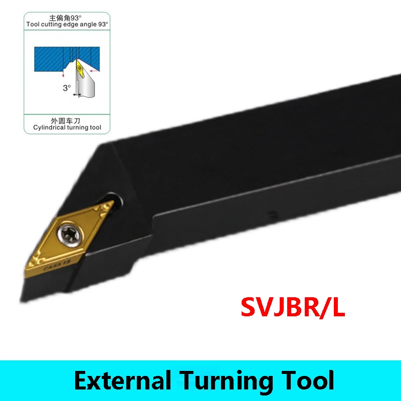 LIHAOPING SVJBR1212 SVJBR1616 SVJBR2020 SVJBR2525 외부 터닝 공구 거치대 SVJBR SVJBL CNC 선반 커터 기계 삽입 VBMT
