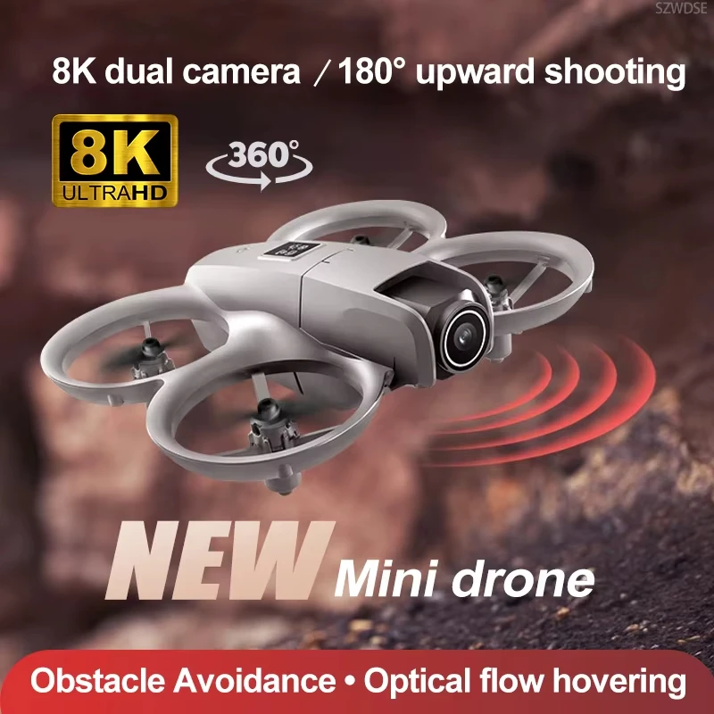 

2026Mini Aerial Photography Drone HD Remote Control Aircraft Esc Dual Camera Height Aircraft Pocket Optical Flow air Hover Uav