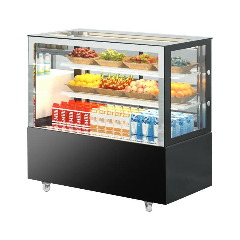 Customized. Xilai Sheng Cake Cabinet Refrigerated Display Cabinet Fruit Preservation Cabinet-Cooled Beverage Sushi Cabi