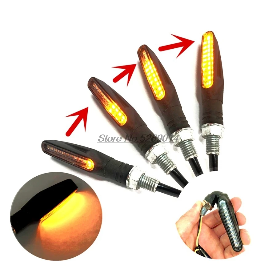 Led sinais de volta da motocicleta capa para ktm virago 535 yamaha yzf r125 carenagem yamaha tracer 900 yamaha xjr 1300 kawasaki z1000