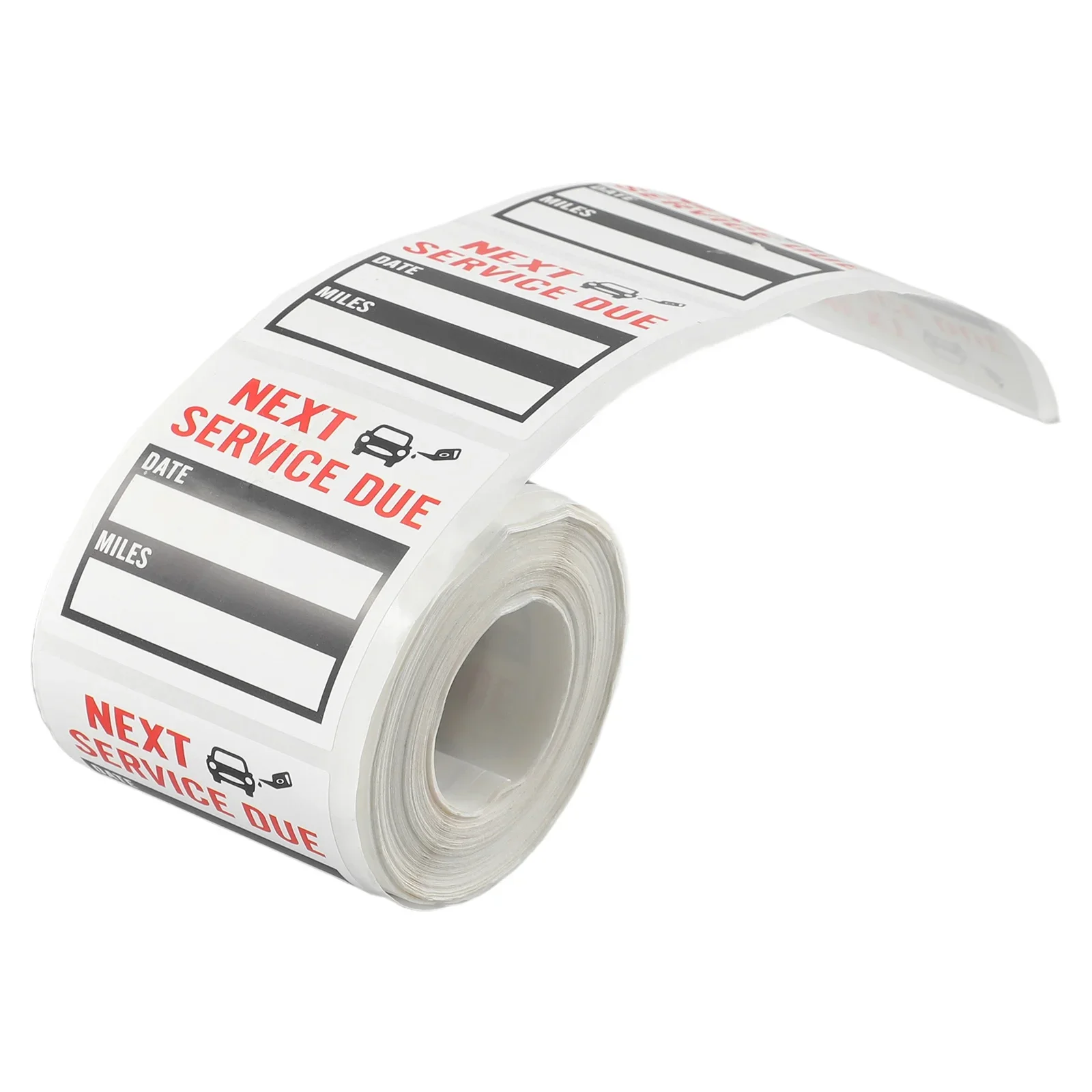Oil Change Sticker 2*2inch 300pcs/Roll Car Clear Lite Sticker Exterior Oil Change Service Reminder Replacement
