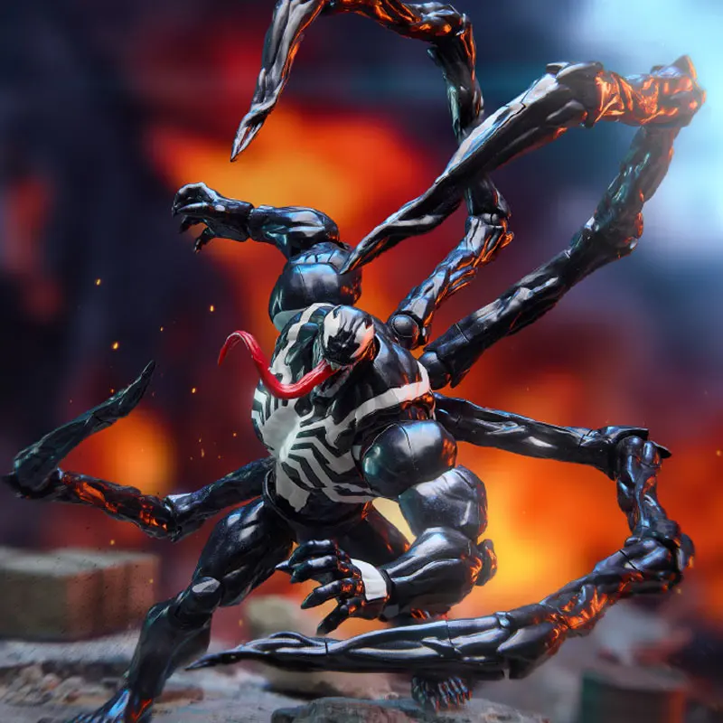 Nieuwe Blokees Figuur SpiderMan Rivals Kampioen Klasse Spider-Man Venom Model Kit Action Figure Blind Box Collectible Assembly Toys