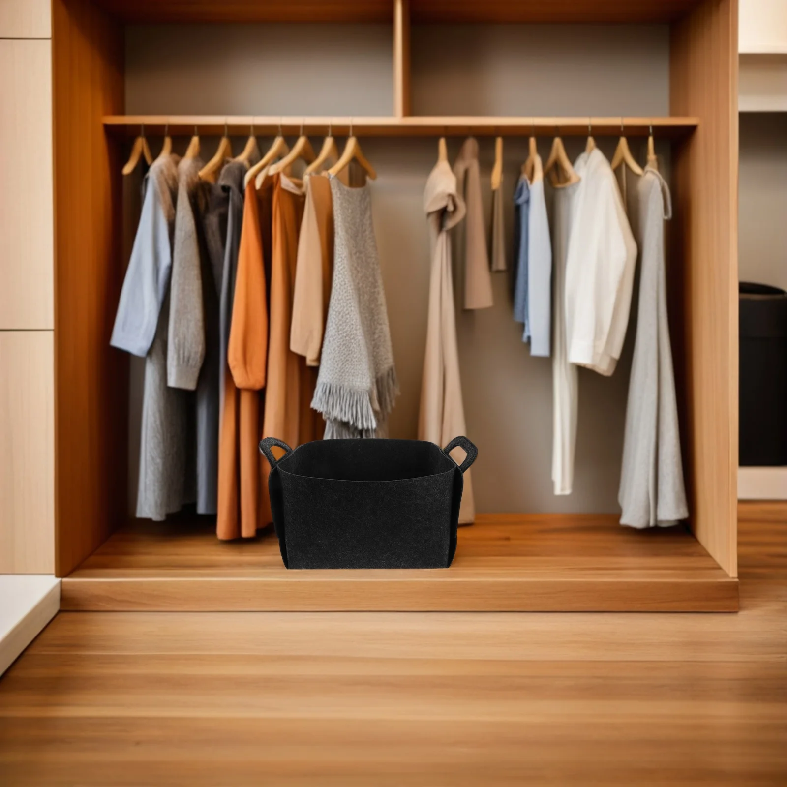 

Multifunctional Felt Bag Portable Outdoor Camping Laundry Storage Tote Picnic Clothes Cookware Organizer Reusable Shopping Bag