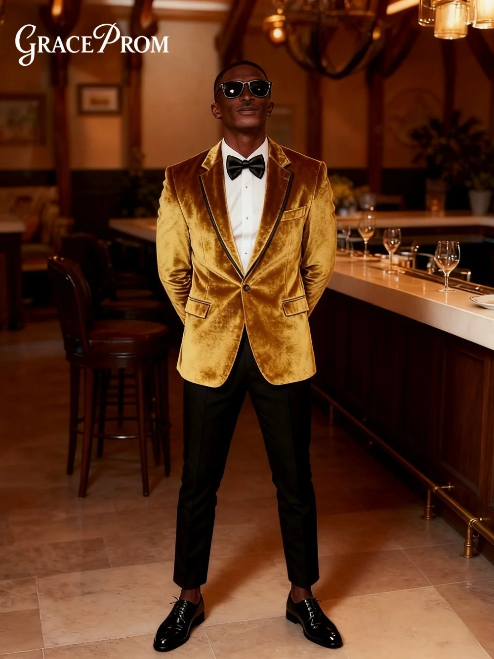 Velvety Comfortable Notched Lapel Men's Suit Set 2026 2PCS Slim Fit Wedding Business Graduation Customized Trajes Para Hombre