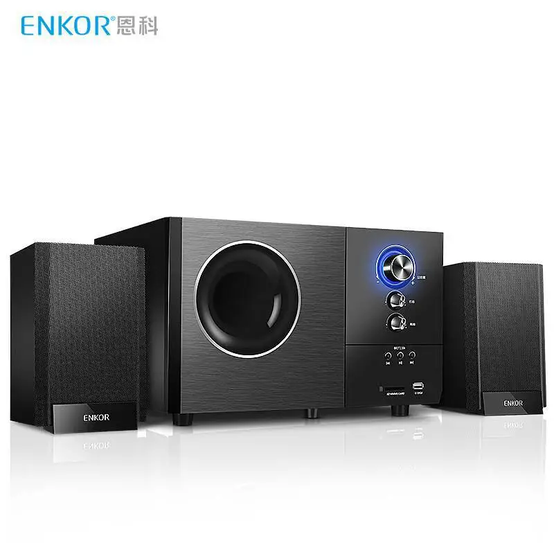 

Wooden Multimedia Music Center Caixa De Som HIFI Home Theater Desktop Computer Sound System Wired Bluetooth Speakers Subwoofer