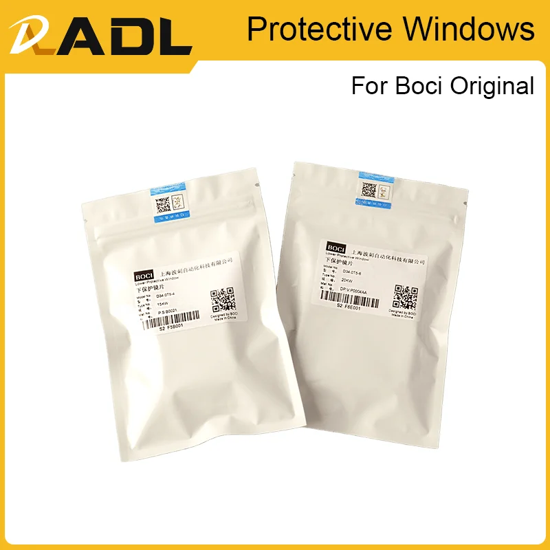 ADL Original BOCI Laser Protective Windows 34x5 21.5x2 25.4x4 20K Silica Optics Glass Lens for BLT642 641 421 441 Tongkuai HAN'S