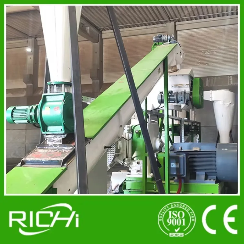 Nuevo tipo de máquina de molino de pellets de madera, línea de producción de pellets de madera de biomasa con máquina de pellets