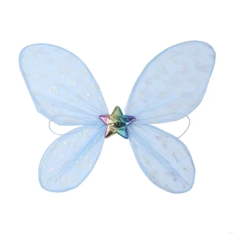 2025 Nieuwe Sparkles Angel Wing Large Fairys Butterfly Wing Fairys Wing Halloween Princess verkleed kostuums voor vrouwelijke