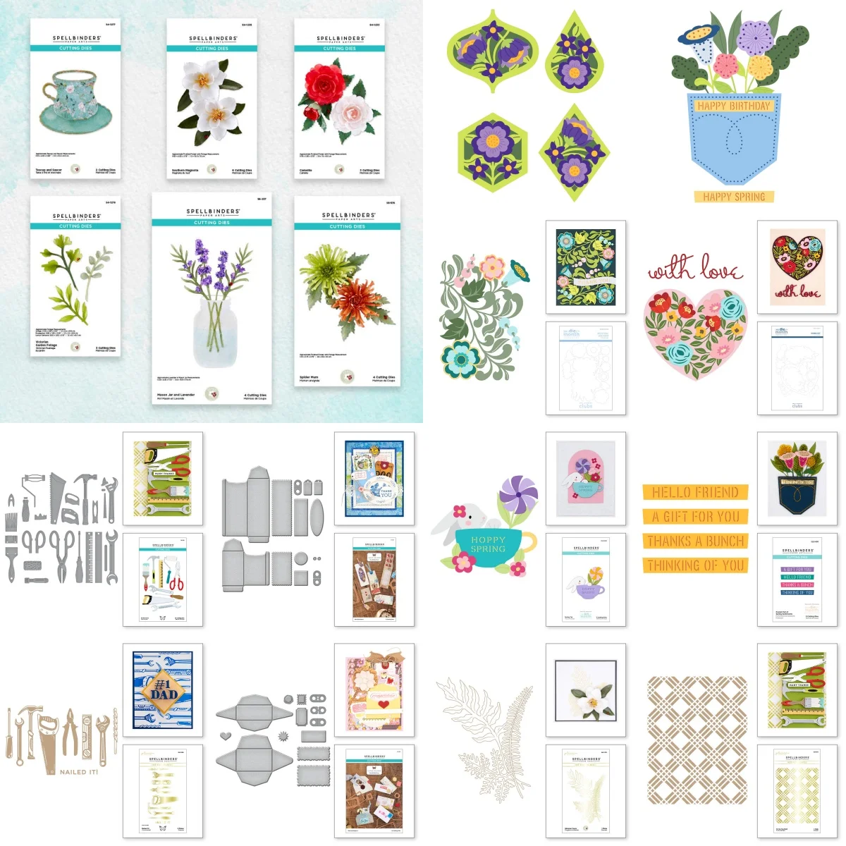 

Victorian Garden Floral Tools Collection Metal Cutting Dies Hot Foil DIY Scrapbook Craft Decoration Embossing Template Supplies