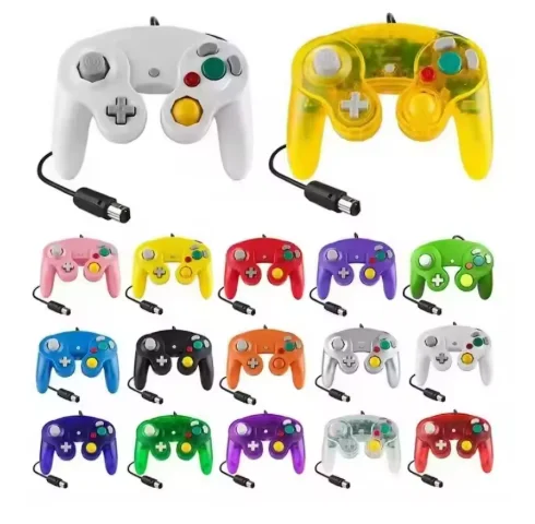

Multi-Colors for Game Cubes Controller Wired Gamepad Controller for GameCube NGC Wired Gamepad Joystick