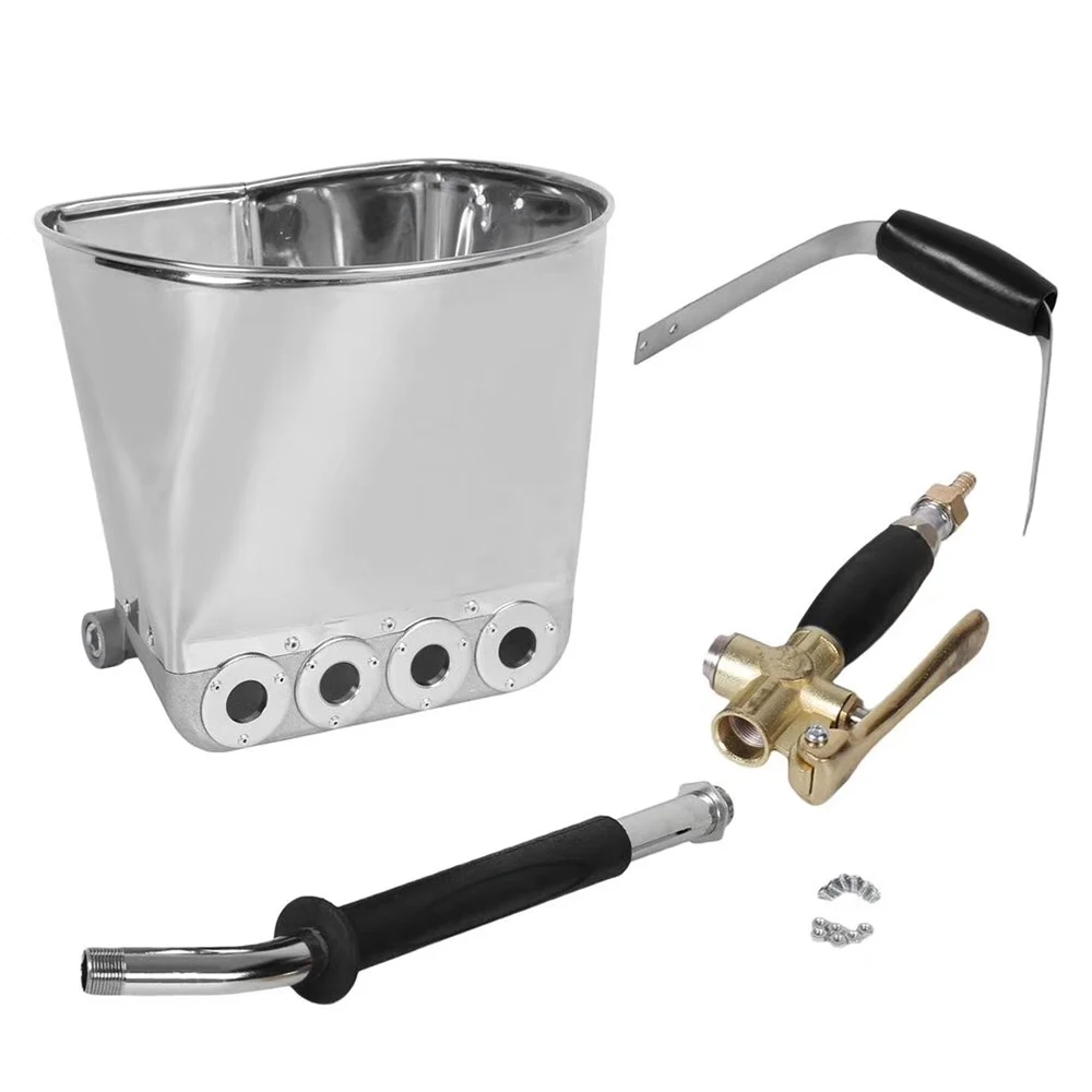 Cement Plaster Spray Hopper Wall Mortar Spraying Construction Rendering Tool