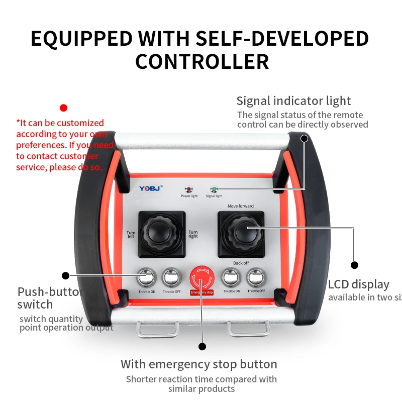 Hot-selling Brushless Motor PWM Output Wireless Joystick Hydraulic Intelligent Radio Remote Control