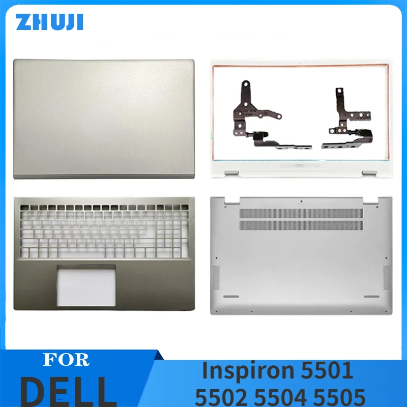 

NEW For DELL Inspiron 5501 5502 5504 5505 LCD Back Cover Front Bezel Hinges Palmrest Bottom Case Top Lid 0MCWHY 0DXN80 0PK1Y2