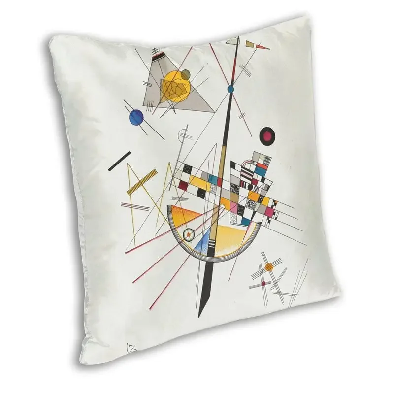 Delicate Tension Cushion Cover Two Side 3D Printing Wassily Kandinsky Abstract Art Floor Pillow Case for Living Room Pillowcase