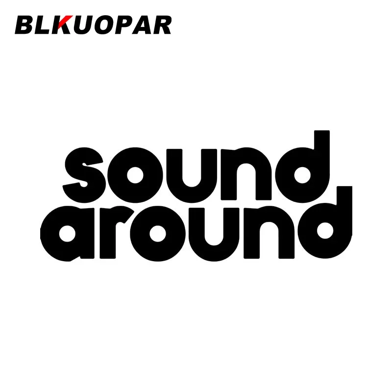 

BLKUOPAR Sound Around Car Sticker Waterproof Sunscreen Vinyl Decal Personality Cartoon Cute Air Conditioner Bathroom Car Label