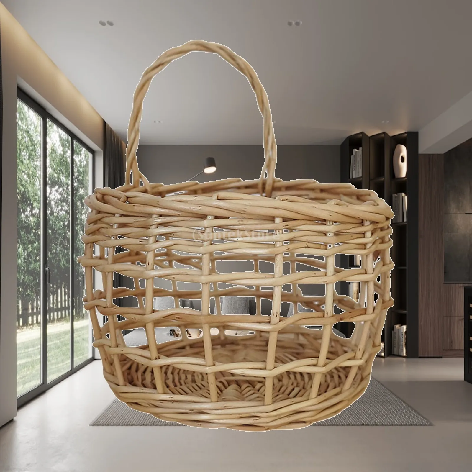 Hanging Wall Basket Container Space Saving Organizer Fruits and Veggies Storage Basket for Toys Kitchen Potato Towels Cabinet