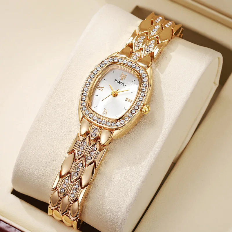 Fashion Diamond Pattern Women's Watch Casual Quartz Wristwatch Ladies Luxury Watch Female Watches Ladies Watch Daily Wear Girl