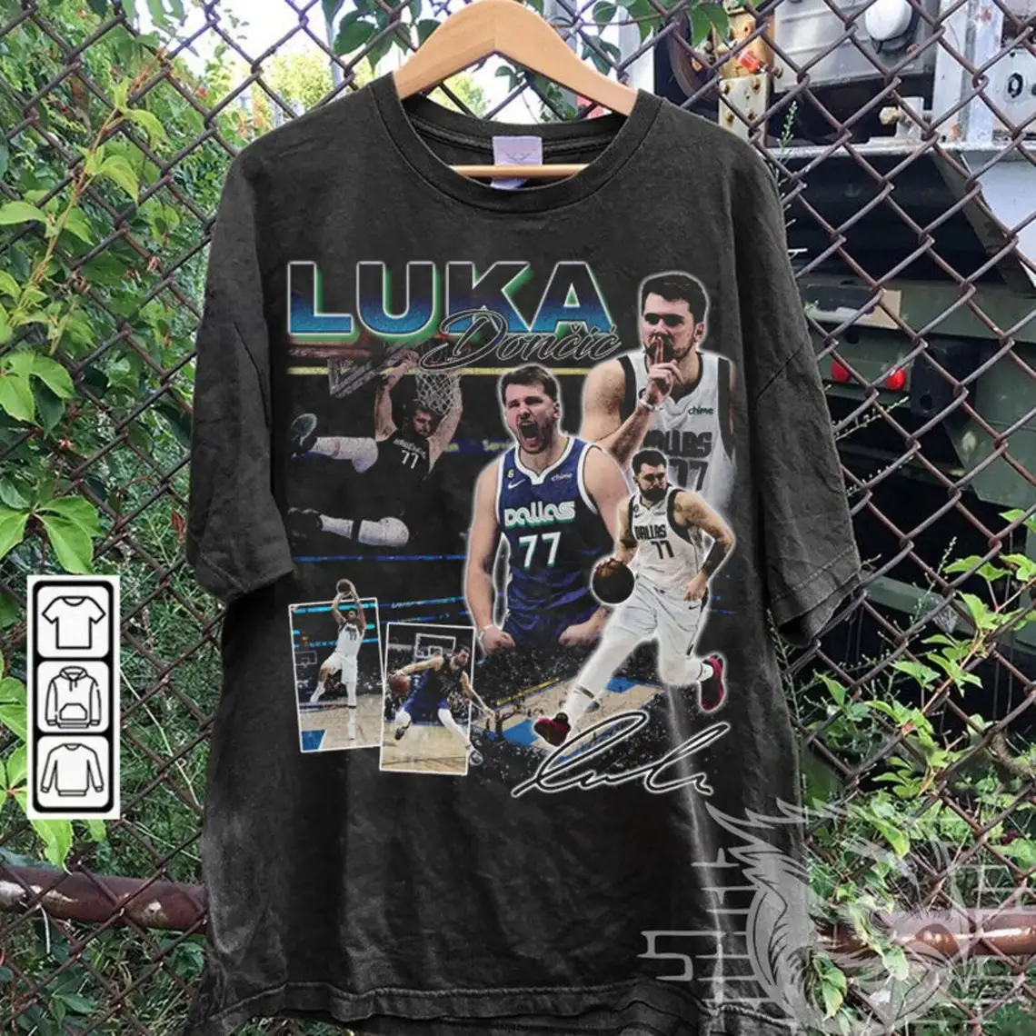 Vintage 90s Graphic Style Luka Doncic T-Shirt Luka Doncic Shirt Luka Doncic Unisex Retro Oversized Basketball Bootleg Tee