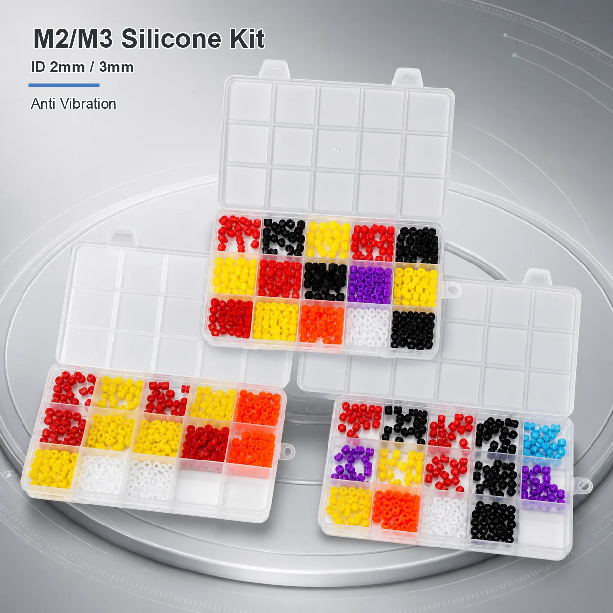 M2/M3 FPV Soft Mount Damper Balls Rubber Silicone Grommet Set For F3 F4 F7 Flight Controller Quadcopter Drone Parts Spares Kit