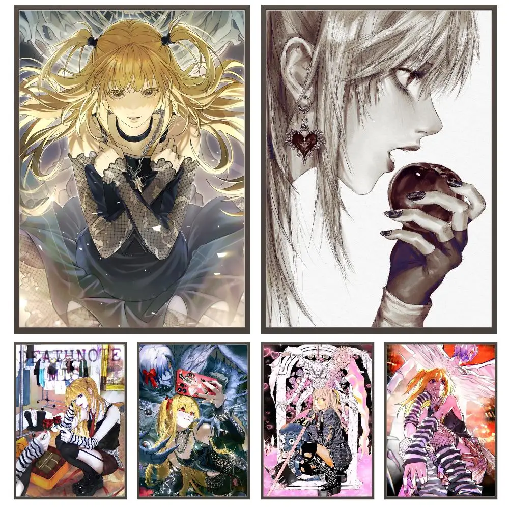 anime Death Note Poster Poster HD Waterproof Self Adhesive Wall Art Print Decor for Bedroom Living Room Gift