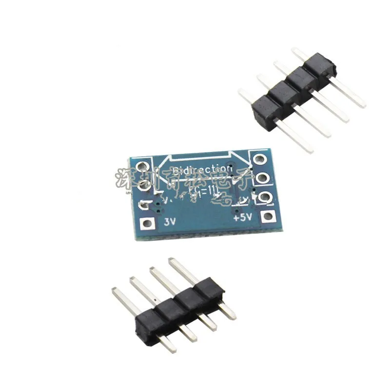 وحدة تحويل مستوى 2 طريقة من 5 فولت إلى 3.3 فولت IIC UART SPI