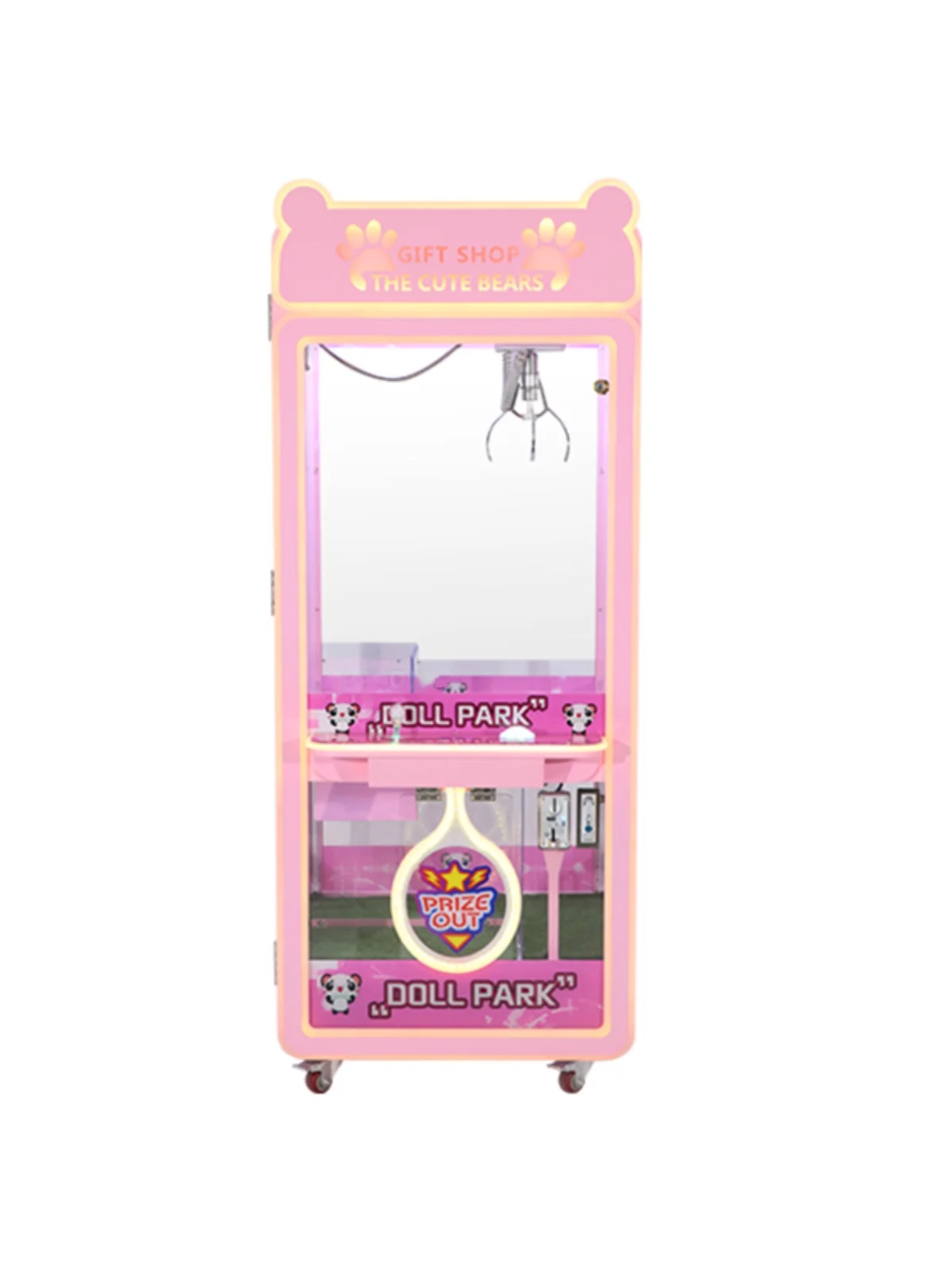 

Shopping Mall Prize Claw Fully Transparent Doll Machine Clip Machine