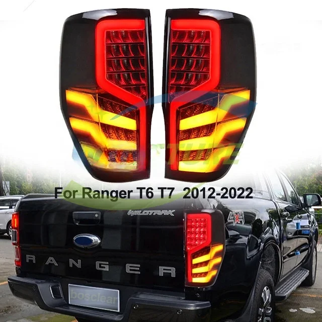 4X4 pickup truck external accessories LED car lights LED rear sequence lights suitable for Ford Ranger T6 T7  T8  2012-2021 RAN-