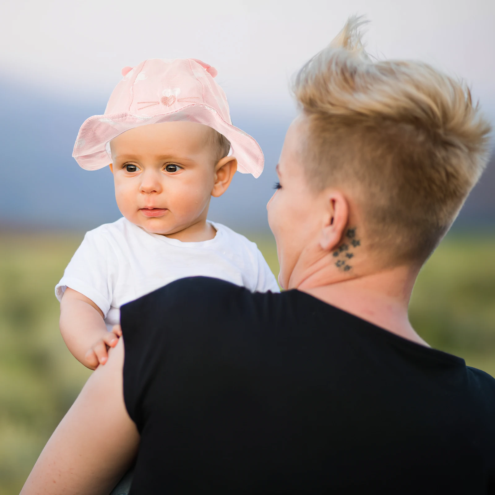 

Hat Hats Babies Fisherman Cap Bunny Rabbit Ear Protection for