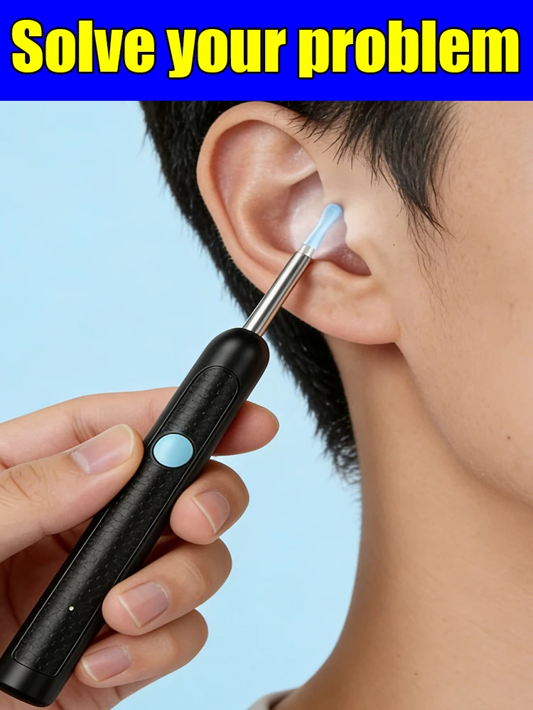 2026 New Upgrade Visual Ear Wax Cleaner Camera Safe Earwax Removal Endoscope with 5M Camera Ear Cleaning Tools Ear Care