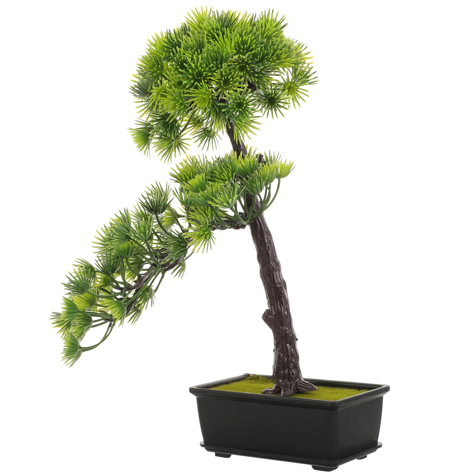 

Artificial Pine Bonsai Tree Fake Plant For Home Office Decor Indoor Potted Faux Mini Tree Desktop Decoration Small Plants