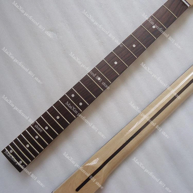 Electric Guitar ST Single Shake 24 Frets Neck, Maple Head, Rosewood Fingerboard DIY Neck Accessories