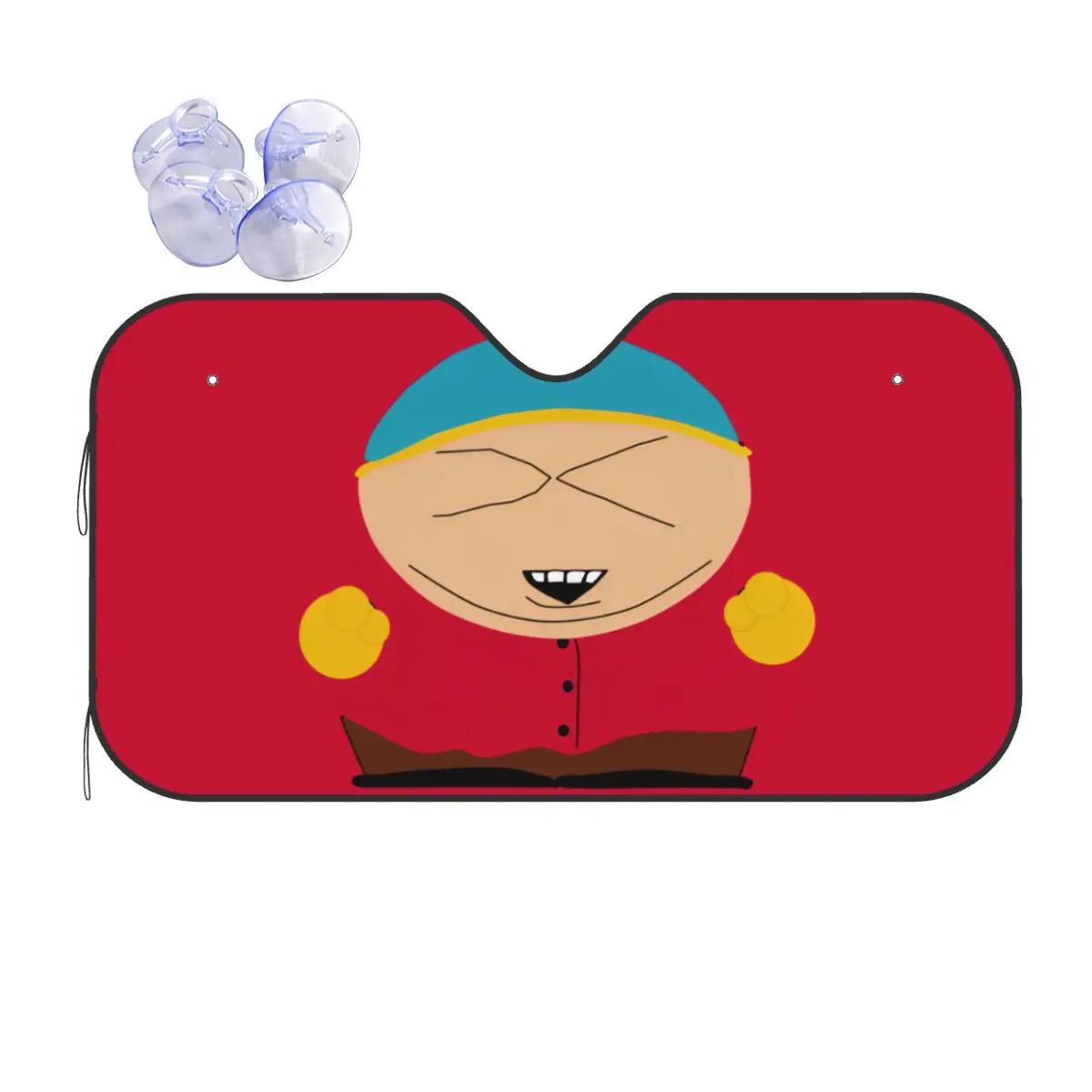 Cartoon South-Parks Sunshade Windscreen Eric Cartman Creative Car Front Window Visor 70x130cm Sunshade Visor Car-covers