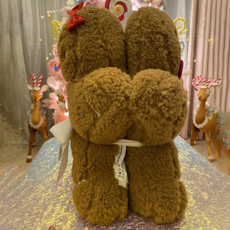 عيد الميلاد الزنجبيل رجل إمرأة ألعاب من نسيج مخملي الإبداعية الزنجبيل وسادة لطيف وسادة لينة رمي وسادة لهدايا عيد الميلاد 40 سنتيمتر #3